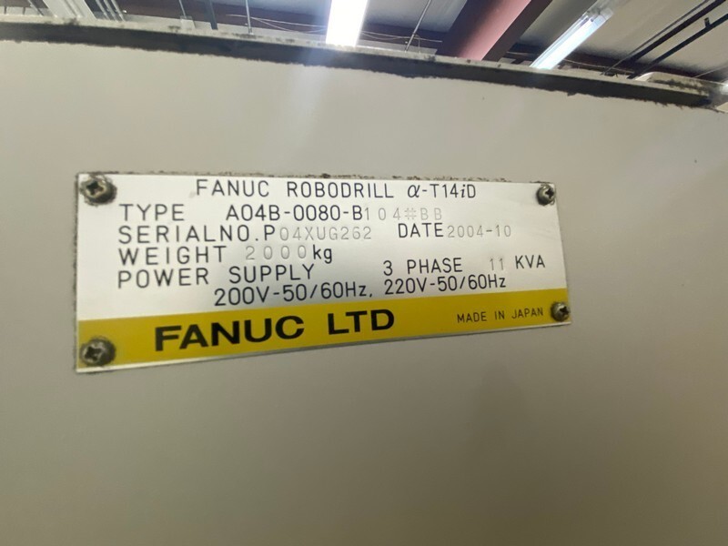 2004 FANUC Robodrill T 141D Drill & Tap Vertical Machining Center with 4th Axis | Pacific Machine Tools LLC